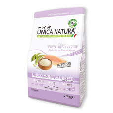 Unica Natura (Уника Натура) Unico Mono All breed Trout - Сухой монопротеиновый корм для собак всех пород форель 2.5 кг