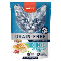Wanpy (Ванпи) Kitten Grain Free Chicken - Сухой беззерновой корм для котят с мясом курицы 500 г