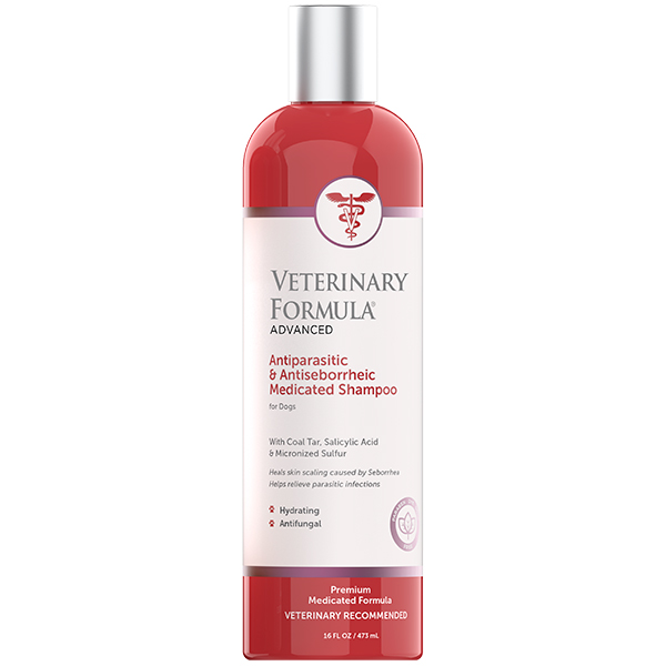 Veterinary Formula (Ветеринари Формула) CC Dog Shampoo Antiparasitic&Antiseborrheic - Шампунь для собак лечебный, антипаразитарный и антисеборейный 473 мл