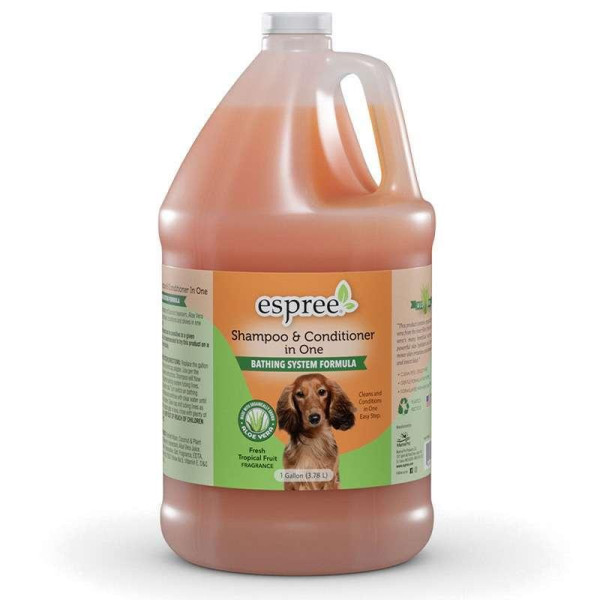 Espree (Эспри) Shampoo & Conditioner In One - Шампунь и кондиционер два в одном для собак 3.79 л