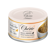 Cherie (Чері) Dog Grain Free Chicken In Pumpkin Gravy Adult Mini - Вологий беззерновий корм для дорослих собак дрібних порід шматочки в гарбузовому соусі з м’ясом курки 80 г