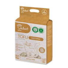 Velvet Paw Tofu (Велвет Пав Тофу) - Наповнювач для котів соєвий без запаху 6 л