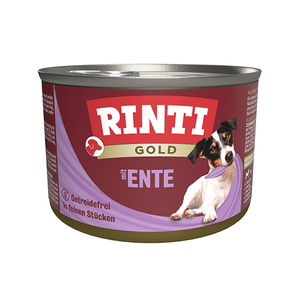 Rinti (Ринти) Dog Gold Grain Free With Duck - Влажный корм для собак, беззерновой с уткой 185 г
