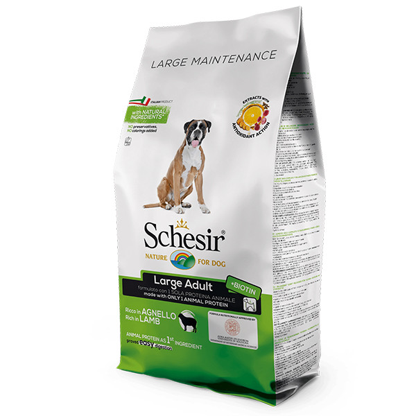 Schesir (Шезір) Dog Large Adult Lamb - Сухий корм для дорослих собак великих порід з ягням 12 кг