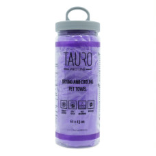 Tauro Pro Line (Тауро Про Лайн) Towel For Drying And Cooling Animals Purple - Рушник для сушки та охолодження тварин фіолетовий 64х43 см
