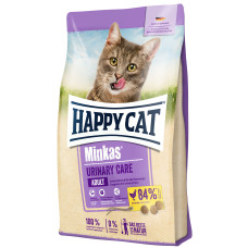 Happy Cat (Хепи Кет) Minkas Poultry Urinary Adult - Сухой корм для взрослых котов для ухода за мочевыводительной системой с мясом птицы 10 кг