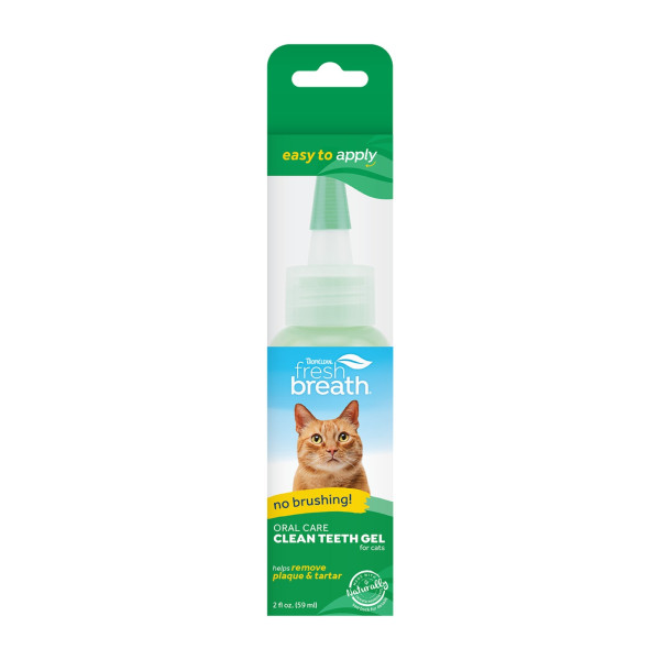 Tropical Clean (Тропикал Клин) Cat Clean Teeth Gel Fresh Breath - Гель для кошек для гигиены полости рта свежее дыхание 59 мл