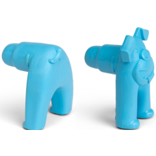 West Paw (Вест Пав) Zogoflex Toppl Stopper Blue - Аксесуар Топпл стопер доповнює іграшку-пазл Toppl голова (8х4х6 см), хвіст (6х5х5 см)