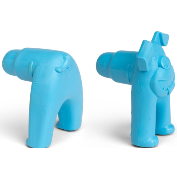 West Paw (Вест Пав) Zogoflex Toppl Stopper Blue - Аксессуар Топпл стоппер дополняет игрушку-пазл Toppl голова (8х4х6 см), хвост (6х5х5 см)