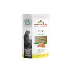 Almo Nature (Альмо Натюр) HFC Cat Natural Chicken & Salmon - Вологий корм для котів з куркою та лососем 55 г