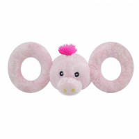 Jolly Pets (Джоли Петс) Tug-A-Mal Pig - Игрушка для собак розовая 15 см