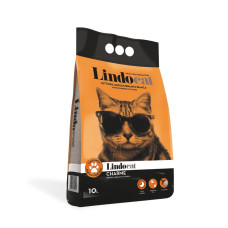 Lindocat (Ліндокет) Charme - Наповнювач для котячих туалетів бентонітовий (аромат східної амбри, велика гранула) 10 л