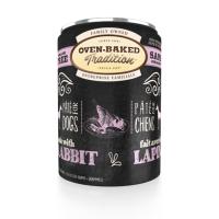 Oven-Baked (Овен-Бэйкд) Tradition Dog Grain Free Pate Fresh Rabbit Meat - Беззерновой паштет для собак всех пород и всех возрастов со свежим мясом кролика 354 г