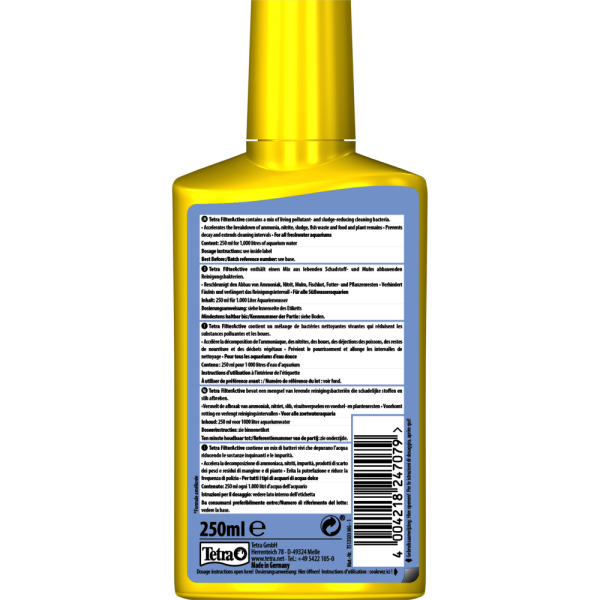 Средство Tetra (Тетра) FilterActive - Средство для аквариума для поддержания биологической среды 100 мл
