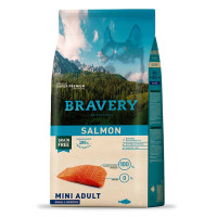 Bravery (Бравери) Dog Adult Mini Salmon - Сухой корм для собак мелких пород беззерновой с лососем 7 кг
