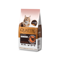 Quattro (Кватро) Cat Grain Free Chicken Kitten - Сухой беззерновой корм для котят с мясом курицы 1.5 кг