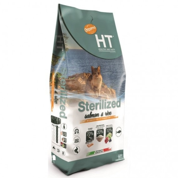 Cennamo HT (Ашти) Cat Adult Sterilized Salmon & Rice - Cухой корм для котов 10 кг