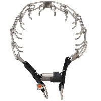 Sprenger (Спренгер) Ultra-Plus Training Collar - Суворий нашийник для собак, 2 кільця, замок ClicLock, нержавіюча сталь 4 мм/60 см