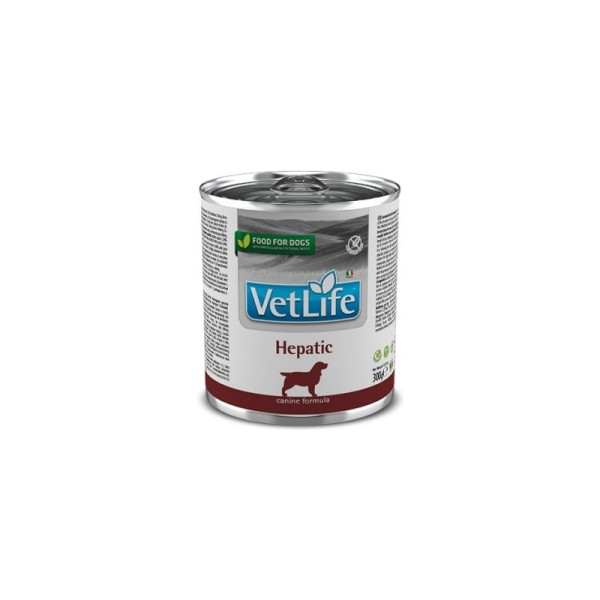 Farmina Vet Life (Фармина Вет Лайф) Natural Diet Dog Hepatic – Влажный лечебный корм для собак для поддержания функции печени при хронической печеночной недостаточности 300 г