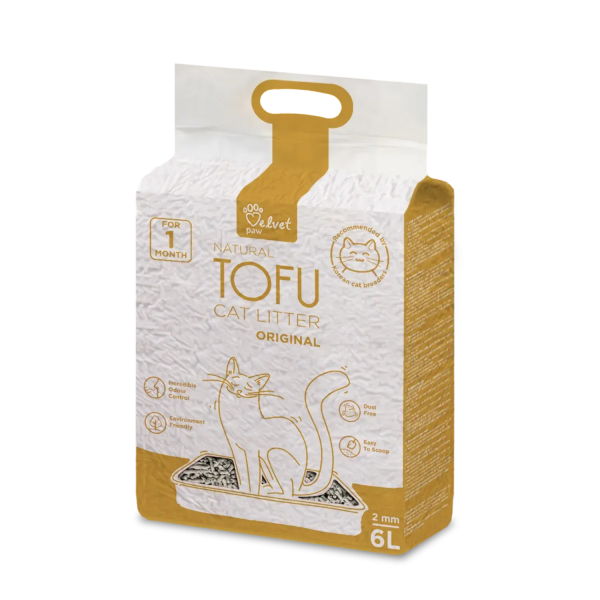 Наполнитель Velvet Paw Tofu (Велвет Пав Тофу) для кошек 6 л