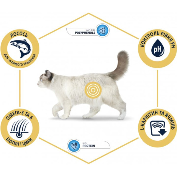 Advance Cat Sterilized Sensitive Salmon - Сухий корм для стерилізованих котів з чутливим травленням з лососем 3 кг