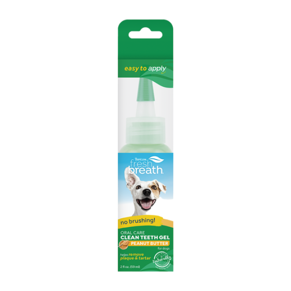 Tropical Clean (Тропикал Клин) Dog Clean Teeth Gel Peanut Butter - Гель для собак для гигиены полости рта с арахисовым маслом 59 мл