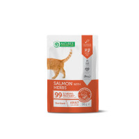 Nature’s Protection (Натур Протекшн) Cat Grain Free Salmon & Herbs Sterilised Adult - Влажный беззерновой корм для взрослых стерилизованных котов с мясом лосося и травами 100 г
