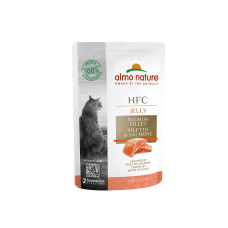 Almo Nature (Альмо Натюр) HFC Cat Jelly Salmon - Вологий корм для котів з лососем 55 г