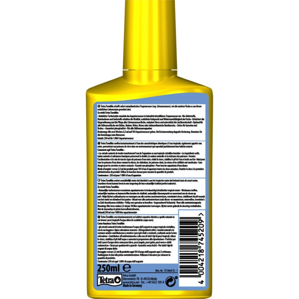 Tetra (Тетра) Aqua ToruMin – Кондиционер с экстрактом гуминовых кислот на 500 л, 250 мл