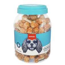 Wanpy (Ванпі) Chikwn Jerky & Rice Dumbells Dog - Ласощі для собак, кістка-гантель з куркою та рисом 1000 г