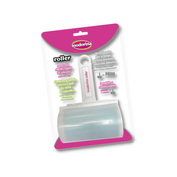 Inodorina (Инодорина) Roller - Многоразовый, силиконовый роллер для уборки шерсти, пуха, грязи.