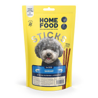 Home Food (Хоум Фуд) Dog Grain Free Shrimp Meat Strips All Life Stages All Breeds - Лакомство беззерновое для собак всех возрастов и всех пород мясная соломка с креветками 80 г