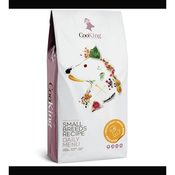 CooKing (КуКин) Dog Adult Small Breed Chicken - Сухой корм для собак малых беззерновых пород с курицей 8 кг