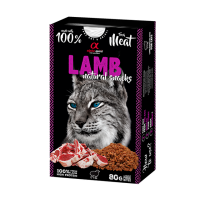 Alpha Spirit Cat Natural Snack Lamb - Полувлажное лакомство с ягненком для взрослых кошек 80 г