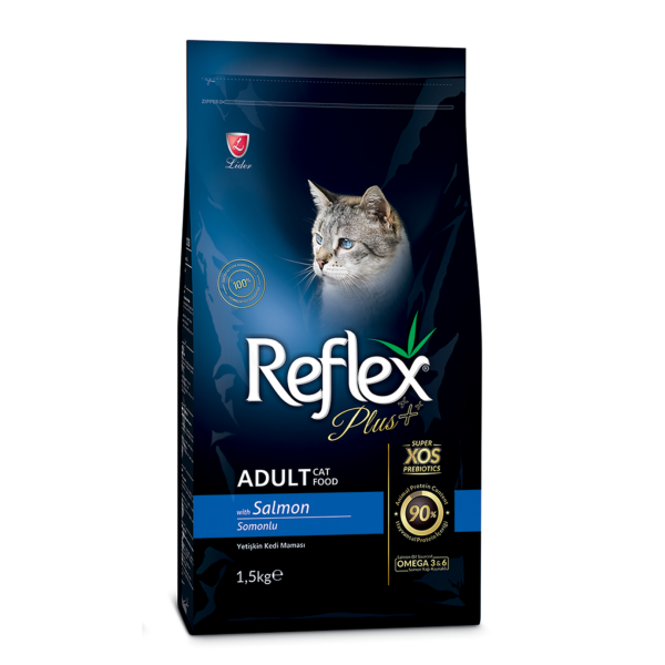 Reflex Plus (Рефлекс Плюс) Cat Adult Salmon - Сухой корм для взрослых котов с лососем 1.5 кг
