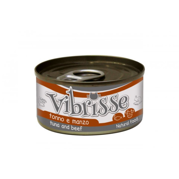 Vibrisse (Вибрис) Tuna&Beef - Влажный корм для кошек с тунцем и говядиной 70 г