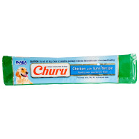 INABA (Инаба) Dog Churu Mousse With Chicken&Tuna - Лакомство для собак мусс сливочный с курицей и тунцом 14 г