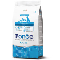 Monge (Монж) Dog Monoprotein All Breeds Light Salmon - Сухой корм для собак с лишним весом с лососем 15 кг