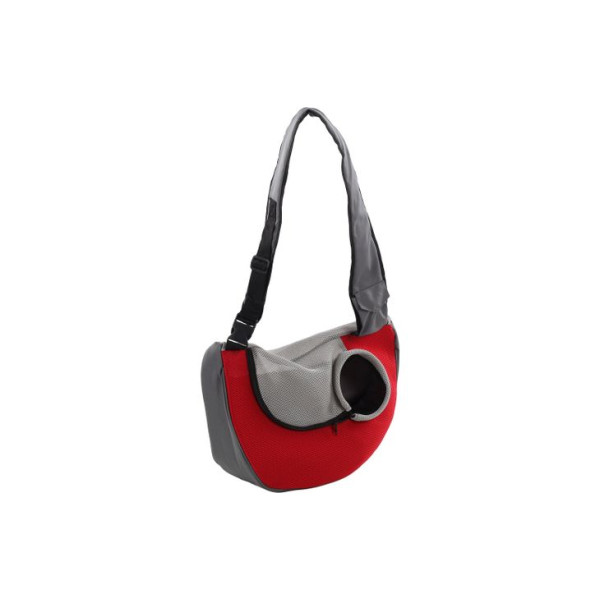 Flamingo (Фламинго) Front carrier Skip Red & Grey - Сумка переноска для собак 50х14х33 см