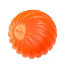 AnimAll Fun - Іграшка мʼяч хвиля з пищалкою, для собак і котів, помаранчевий, 65 мм
