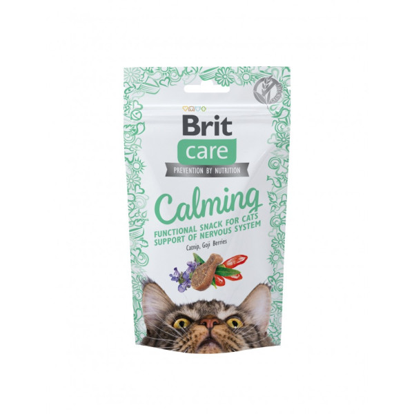 Brit (Брит) Care Cat Snack Calming - Функциональное лакомство для кошек с курицей, 50 г