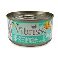 Vibrisse (Вирбис) Menu Chicken&Tilapia - Влажный корм для кошек курица с тилапией в соусе из водорослей 70 г