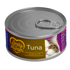 Lovely Hunter (Лавли Хантер) Cat Grain Free Adult Tuna - Влажный беззерновой корм для взрослых котов с мясом тунца 85 г