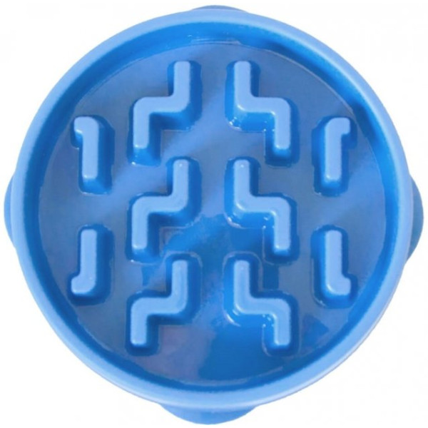 Outward Hound (Аутвард Хаунд) Fun Feeder Mini Blue - Миска-лабиринт для здорового и неторопливого кормления собак 20.3 см