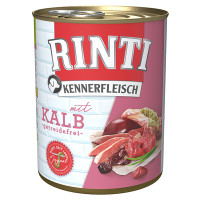 Rinti (Ринти) Dog Kennerfleisch Grain Free With Veal - Влажный корм для собак, беззерновой с телятиной 800 г