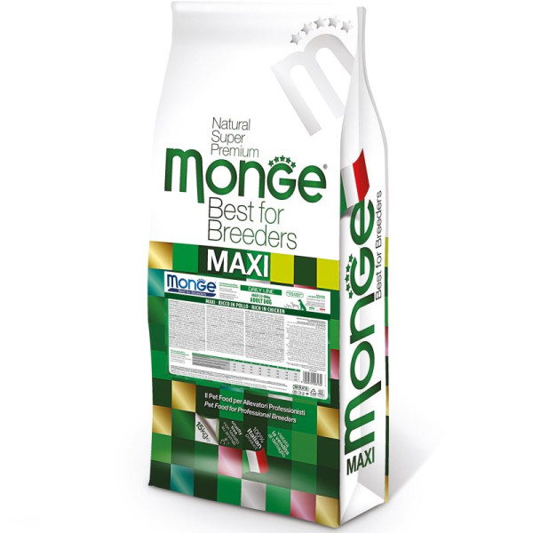 Monge (Монж) Dog Chicken & Rice Adult Maxi - Сухий корм для дорослих собак великих порід з м’ясом курки та рисом 15 кг