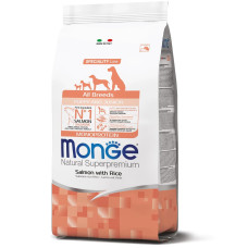 Monge (Монж) Puppy&Junior All Breeds Salmon&Rice - Сухий корм для цуценят всіх порід з лососем та рисом 15 кг