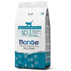 Monge (Монж) Kitten Rich in Chicken - Сухий корм для кошенят та вагітних кішок з куркою та рисом 1.5 кг