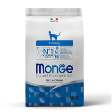 Monge (Монж) Cat Chicken Urinary Adult - Сухий корм для дорослих котів для профілактики сечокам’яної хвороби з м’ясом курки 400 г