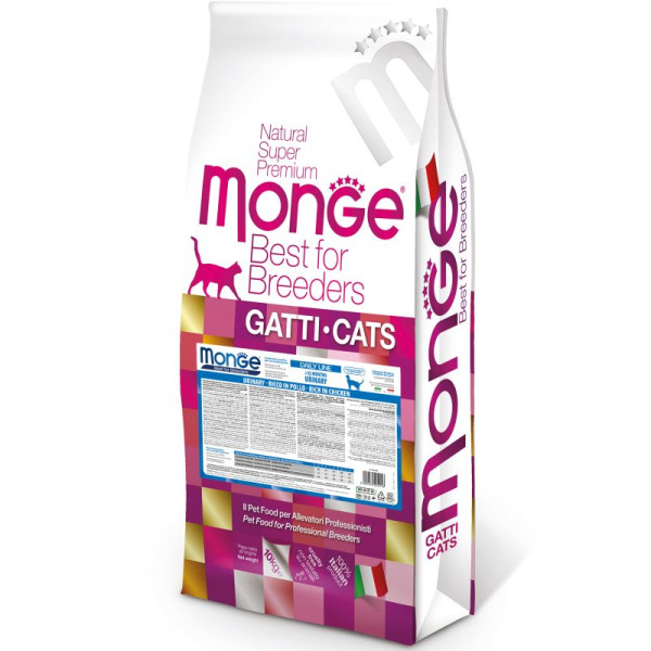 Monge (Монж) Cat Chicken Urinary Adult - Сухой корм для взрослых котов для профилактики мочекаменной болезни с мясом курицы 10 кг